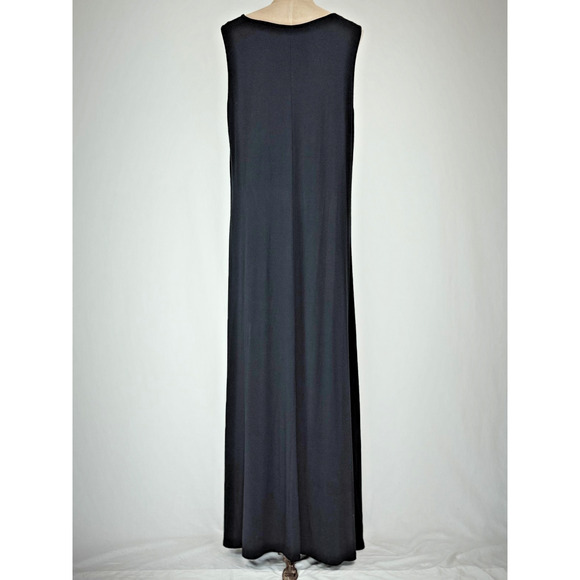 COMFY USA Black Sleeveless Tank Dress BEAUTIFUL ON!!! XL #0092 - Picture 3 of 5
